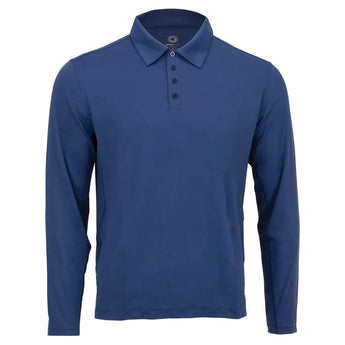 Men's Long Sleeve Tennis Polo-Apparel-BloqUV-94943-NAVY-L_0bea9adb-63cc-4f76-8330-c37ec98d550e-Tennis Express