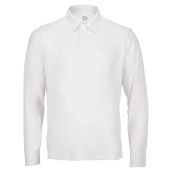 Men's Long Sleeve Tennis Polo-Apparel-BloqUV-94943-WHITE-L_6aee3804-45aa-4237-87c8-9855acf443af-Tennis Express