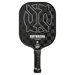 Outbreak Graphite Pickleball Paddle-Racquets-Onix-95202-BLACK-L-Tennis Express