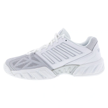 Women's BigShot Light 3 Tennis Shoes White and Silver,Footwear,K-Swiss,,,Tennis Express,95366-153BF2002copy