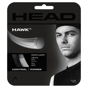 Hawk 16G Tennis String Black-Strings-Head-95418-DEFAULT-L-Tennis Express