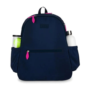 Women's Courtside 2.0 Tennis Backpack-Bags-Ame and Lulu-95447-206_NAVYPK-L-Tennis Express