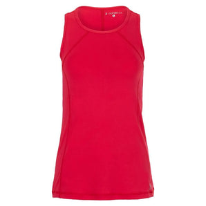 Women's UV Tennis Tank-Apparel-Sofibella-95762-BERRY_RED-L-Tennis Express