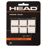 Prime Tour Tennis Overgrip 3-Pack White-Accessories-Head-95923-DEFAULT-L-Tennis Express