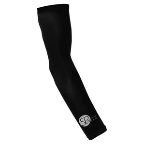 Sun Protection Sleeves Plain Logo-Accessories-Sparms-95929-BLACK-L-Tennis Express