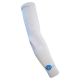Sun Protection Sleeves Plain Logo-Accessories-Sparms-95929-WHITE-L-Tennis Express