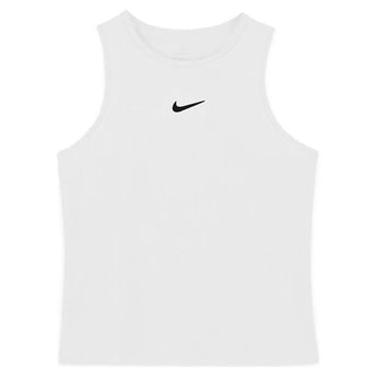Girls' Court Dri-FIT Victory Tennis Tank-Apparel-Nike-96142-100_WHITEBK-L-Tennis Express