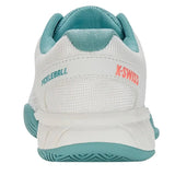 Women's Express Light Pickleball Shoes Blanc de Blanc and Nile Blue-Footwear-K-Swiss-96563-143F23-5-Tennis Express