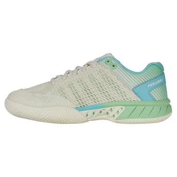 Women's Express Light Pickleball Shoes Egret and Patina Green-Footwear-K-Swiss-96563-258.04-Tennis Express
