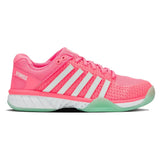 Women's Express Light Pickleball Shoes Neon Pastel Pink and White-Footwear-K-Swiss-96563-649F25-1-Tennis Express