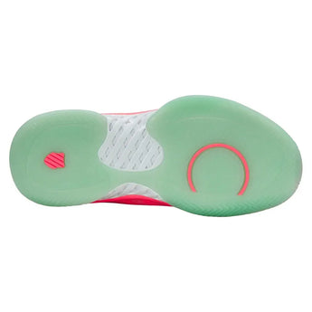 Women's Express Light Pickleball Shoes Neon Pastel Pink and White-Footwear-K-Swiss-96563-649F25-5-Tennis Express