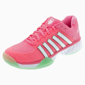 Women's Express Light Pickleball Shoes Neon Pastel Pink and White-Footwear-K-Swiss-96563-649F25copy-Tennis Express