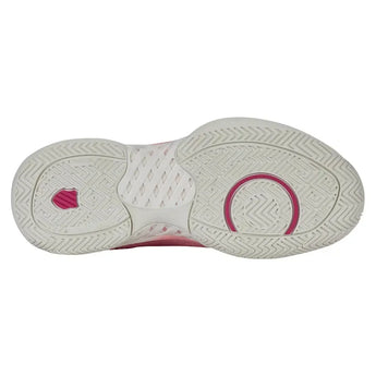 Women's Express Light Pickleball Shoes Raspberry Sorbet and Cloud Dancer-Footwear-K-Swiss-96563-661-5-Tennis Express