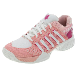 Women's Express Light Pickleball Shoes Raspberry Sorbet and Cloud Dancer-Footwear-K-Swiss-96563-661U25copy-Tennis Express