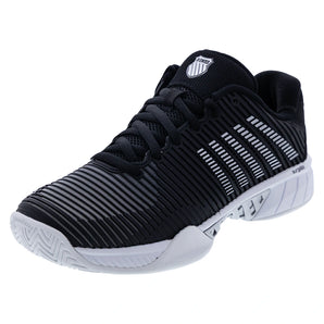 Women's Hypercourt Express 2 Tennis Shoes Black and White,Footwear,K-Swiss,5,,Tennis Express,96613-085Bcopy