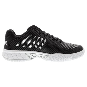 Women's Hypercourt Express 2 Tennis Shoes Black and White-Footwear-K-Swiss-96613-085H21-2-Tennis Express