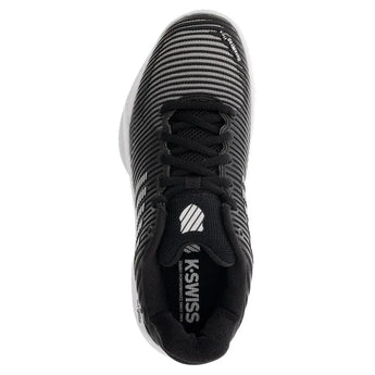 Women's Hypercourt Express 2 Tennis Shoes Black and White-Footwear-K-Swiss-96613-085H21-3-Tennis Express