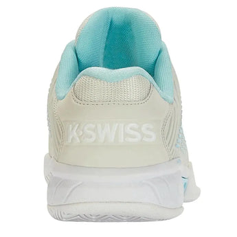 Women's Hypercourt Express 2 White and Blue Glow-Footwear-K-Swiss-96613-089B-3-Tennis Express