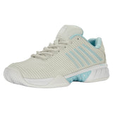 Women's Hypercourt Express 2 White and Blue Glow,Footwear,K-Swiss,10.5,,Tennis Express,96613-089B