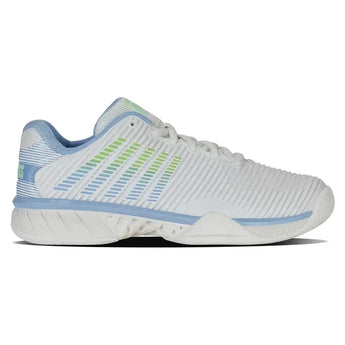Women's Hypercourt Express 2 Tennis Shoes Lucent White and Dutch Canal-Footwear-K-Swiss-96613-126-0-Tennis Express