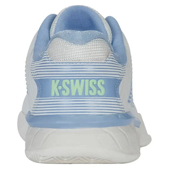 Women's Hypercourt Express 2 Tennis Shoes Lucent White and Dutch Canal-Footwear-K-Swiss-96613-126-3-Tennis Express