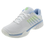 Women's Hypercourt Express 2 Tennis Shoes Lucent White and Dutch Canal-Footwear-K-Swiss-96613-126U25copy-Tennis Express