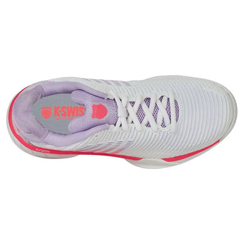 Women's Hypercourt Express 2 Tennis Shoes White and Orchid Petal-Footwear-K-Swiss-96613-182-06-Tennis Express