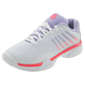 Women's Hypercourt Express 2 Tennis Shoes White and Orchid Petal-Footwear-K-Swiss-96613-182-M-Tennis Express