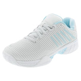 Women's Hypercourt Express 2-Wide Tennis Shoes White and Blue Glow,Footwear,K-Swiss,5,,Tennis Express,96807-089B01copy_10b05a90-d0b7-4714-a9c3-8e16e6584d58
