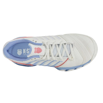 Women's Bigshot Light 4 Tennis Shoes Bright White and Open Air,Footwear,K-Swiss,,,Tennis Express,96989-178F24-3