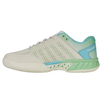 Women's Express Light Wide Pickleball Shoes Egret and Patina Green-Footwear-K-Swiss-97292-258S25-2-Tennis Express