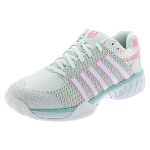 Women's Express Light D Width Pickleball Shoes Ice and Honeydew,Footwear,K-Swiss,,,Tennis Express,97292-440copy