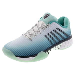 Women's Lucky in Love Hypercourt Express 2 Tennis Shoes Capri and White,Footwear,K-Swiss,5.5,,Tennis Express,97382-411H25copy