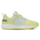Women's Ultrashot Team Tennis Shoes Luminary Green and Blanc de Blanc-Footwear-K-Swiss-97395-733H25-1-Tennis Express