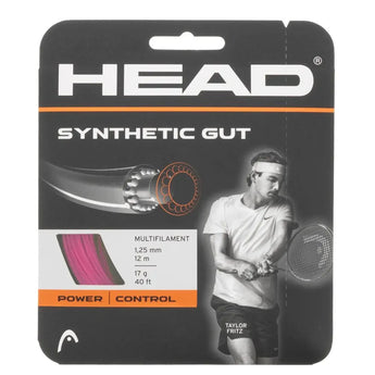 Synthetic Gut Tennis String-Strings-Head-97435-PINK-L-4-[Sku]-Tennis Express