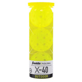 X-40 Outdoor Pickleballs 3 Pack Optic-Balls-Franklin Sports-97814-DEFAULT-L-Tennis Express