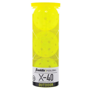 X-40 Outdoor Pickleballs 3 Pack Optic-Balls-Franklin Sports-97814-DEFAULT-L-Tennis Express
