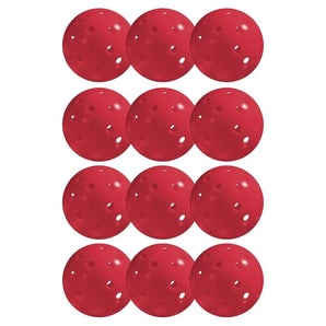 X-40 Outdoor Pickleballs 12 Pack Pink-Balls-Franklin Sports-97818-DEFAULT-L-Tennis Express