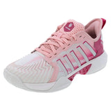 Women's Pickleball Supreme Shoes Cloud Dancer and Raspberry Sorbet,Footwear,K-Swiss,5,Pink,Tennis Express,97916-146U25-2copy