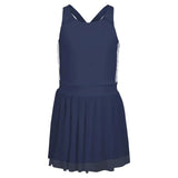 Girls' Game Time Tennis Dress-Apparel-Lucky In Love-97966-400_NAVY-L-Tennis Express