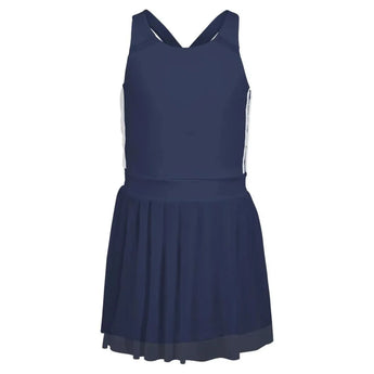 Girls' Game Time Tennis Dress-Apparel-Lucky In Love-97966-400_NAVY-L-Tennis Express