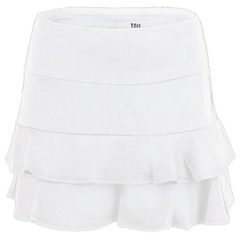 Women's Doubles 13.5 Inch Tennis Skort-Apparel-Tail-98094-120X_CHALK-L-Tennis Express