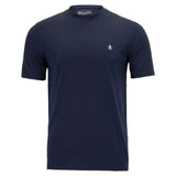 Men's Short Sleeve Tennis Tennis Crew-Apparel-Penguin-98242-417_BLACK_IRIS-L-Tennis Express