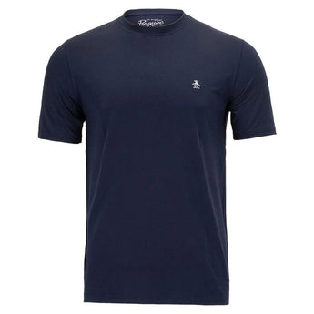 Men's Short Sleeve Tennis Tennis Crew-Apparel-Penguin-98242-417_BLACK_IRIS-L-Tennis Express
