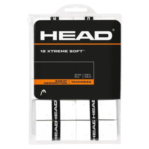 12 Xtreme Soft Tennis Overgrip White-Accessories-Head-98285-DEFAULT-L-Tennis Express