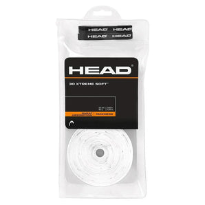 30 Xtreme Soft Tennis Overgrip White-Accessories-Head-98287-DEFAULT-L-Tennis Express
