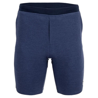 Men's 9 Inch Heather Drawstring Tennis Short-Apparel-Penguin-98390-413_BLACK_IRIS-L-Tennis Express