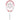 Juniors` Revolution 23 Prestrung Tennis Racquet White and Hot Pink