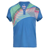 Girls' Count On Me Short Sleeve Tennis Top-Apparel-Lucky In Love-98465-DEFAULT-L-Tennis Express