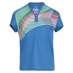 Girls' Count On Me Short Sleeve Tennis Top-Apparel-Lucky In Love-98465-DEFAULT-L-Tennis Express